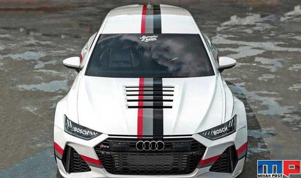 رندر گرافیکی آئودی آر اس آوانت 6 Audi RS6 Avant منتشر شد 5 آئودی آر اس آوانت 6 Audi RS6 Avant