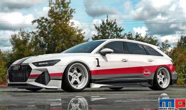 رندر گرافیکی آئودی آر اس آوانت 6 Audi RS6 Avant منتشر شد 3 آئودی آر اس آوانت 6 Audi RS6 Avant