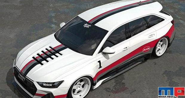 رندر گرافیکی آئودی آر اس آوانت 6 Audi RS6 Avant منتشر شد 6 آئودی آر اس آوانت 6 Audi RS6 Avant