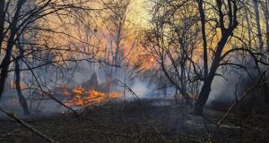 آتش سوزی در چرنوبیل