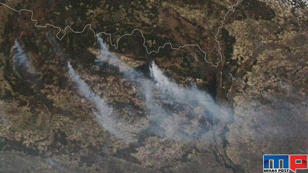 آتش سوزی در چرنوبیل