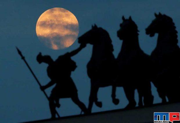 تصاویر ابر ماه صورتی 20 فروردین 99 و تاثیر آن بر روی زمین ؟ 17 ابر ماه صورتی