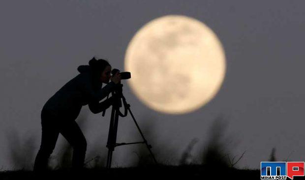 تصاویر ابر ماه صورتی 20 فروردین 99 و تاثیر آن بر روی زمین ؟ 13 ابر ماه صورتی