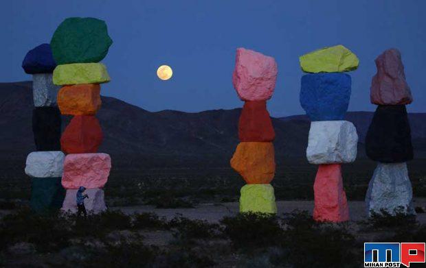 تصاویر ابر ماه صورتی 20 فروردین 99 و تاثیر آن بر روی زمین ؟ 7 ابر ماه صورتی