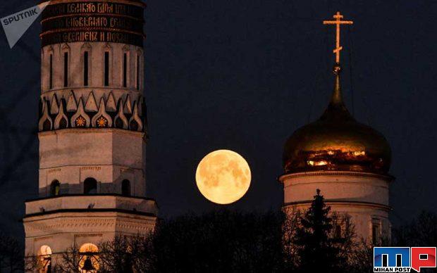 تصاویر ابر ماه صورتی 20 فروردین 99 و تاثیر آن بر روی زمین ؟ 8 ابر ماه صورتی