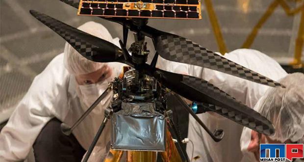 ارسال هلیکوپتر به مریخ با کاوشگر استقامت توسط ناسا 14 ارسال هلیکوپتر به مریخ