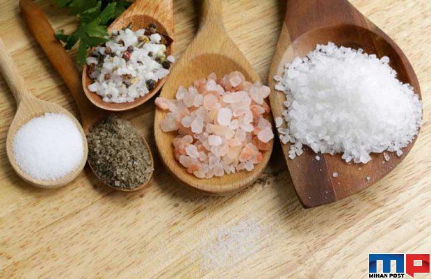 آشنایی با انواع نمک از نمک سفید تا نمک صورتی 2 انواع نمک