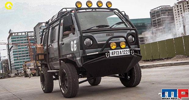 بامزه ترین ون دنیا خودرو ماروتی سوزوکی جیمنی 1 بامزه ترین ون دنیا