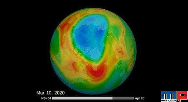 ترمیم بزرگترین حفره لایه اوزون در قطب شمال ! 2 ترمیم بزرگترین حفره لایه اوزون در قطب شمال