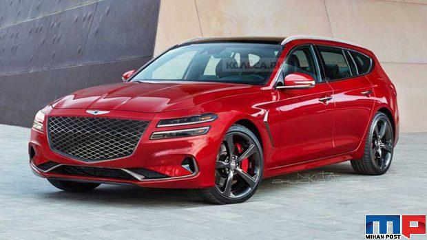 رندری جذاب و خیرهکننده از جنسیس Genesis G70 3 جنسیس Genesis G70
