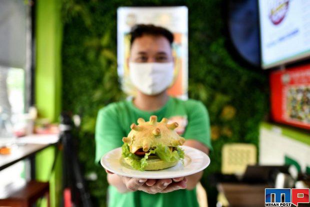 تصاویری دیدنی از خلاقیت و شوخی آشپزها با ویروس کرونا 12 خلاقیت و شوخی آشپزها با ویروس کرونا