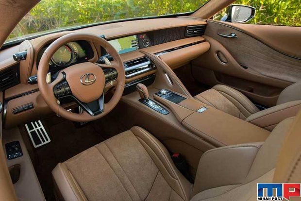نگاهی به لکسوس ال سی LC کوپه 2021 + عکس 9 لکسوس ال سی LC کوپه 2021