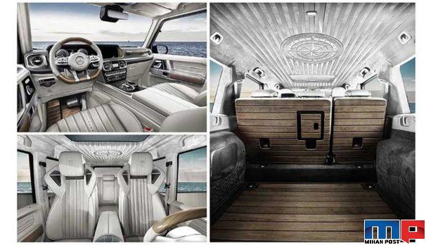 رونمایی از مرسدس AMG G63 با کابینی از جنس چوب + عکس 5 مرسدس AMG G63