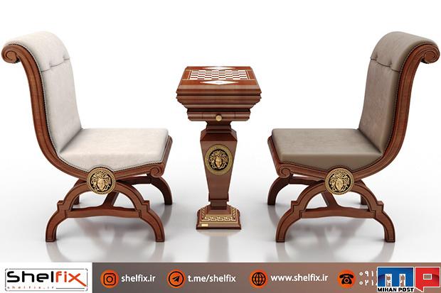 میز تخته نرد صادراتی ، ساخته شده از چوب طبیعی راش 1 میز تخته نرد صادراتی