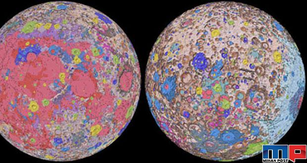 نقشه ژئولوژیک ماه توسط دانشمندان آمریکایی منتشر شد 9 نقشه ژئولوژیک ماه