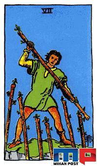 کارت هفت چوب دست تاروت