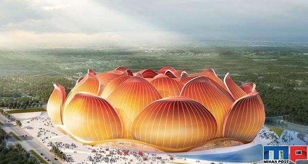 نگاهی به استادیوم اورگرانده که به شکل نیلوفر آبی ساخته می شود 1 استادیوم اورگرانده