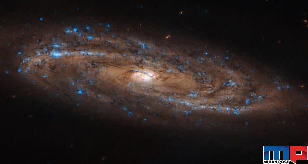 تصاویر یک کهکشان مارپیچ