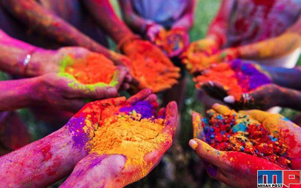 تصاویر جذاب و تماشایی از جشن هولی در هند 2 جشن هولی در هند