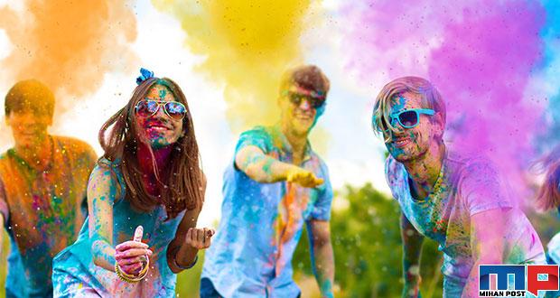 تصاویر جذاب و تماشایی از جشن هولی در هند 14 جشن هولی در هند