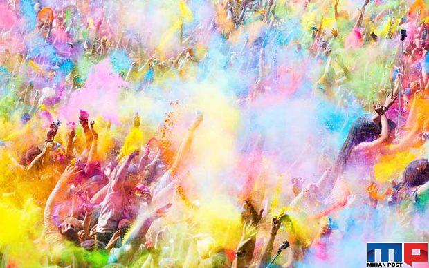 تصاویر جذاب و تماشایی از جشن هولی در هند 8 جشن هولی در هند