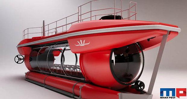 نگاهی به زیردریایی توریستی کمپانی تریتون با نام دیپ ویو 1 زیردریایی توریستی