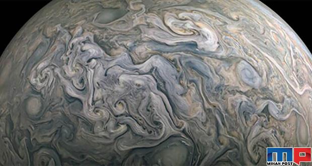 عکس های سیاره مشتری از دریچه دوربین فضاپیمای جونو 7 عکس های سیاره مشتری
