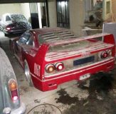 ماشین فراری F40 پسر صدام حسین