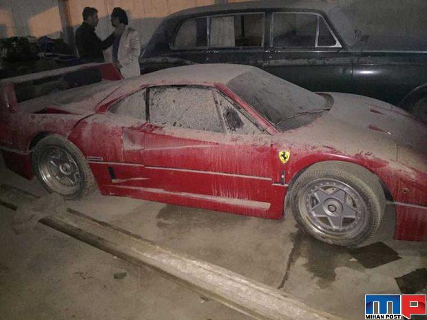 ماشین فراری F40 پسر صدام حسین پیدا شد ! 3 ماشین فراری F40 پسر صدام حسین