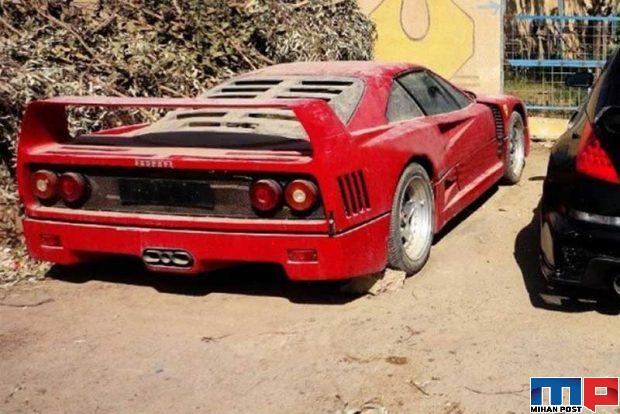 ماشین فراری F40 پسر صدام حسین
