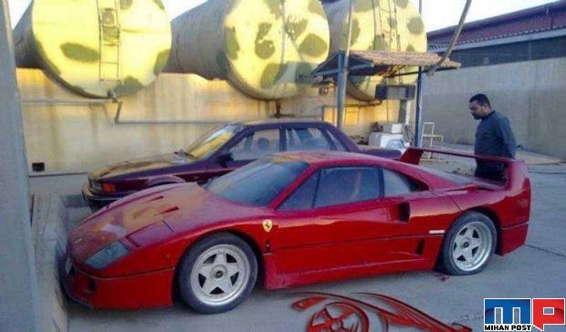ماشین فراری F40 پسر صدام حسین پیدا شد ! 8 ماشین فراری F40 پسر صدام حسین