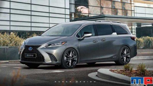 تصاویر مفهومی از مینی ون لکسوس منتشر شدند 3 مینی ون لکسوس