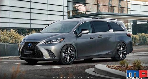 تصاویر مفهومی از مینی ون لکسوس منتشر شدند 12 مینی ون لکسوس