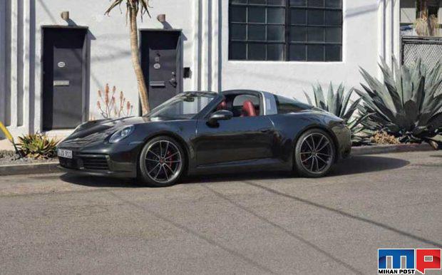 پورشه 911 تارگا 2021 به زودی بصورت رسمی معرفی می شود + عکس 6 پورشه 911 تارگا 2021