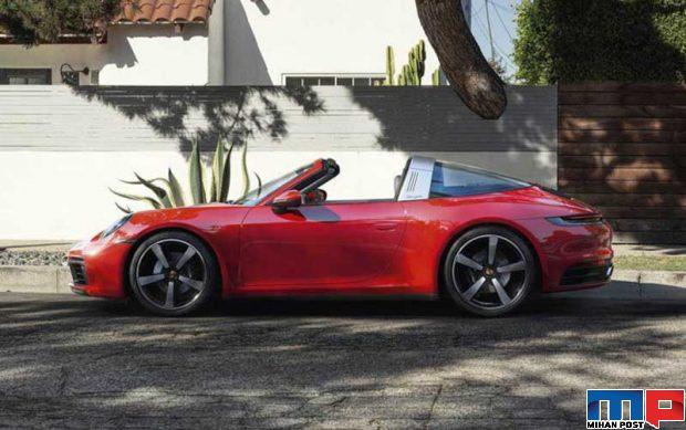 پورشه 911 تارگا 2021 به زودی بصورت رسمی معرفی می شود + عکس 5 پورشه 911 تارگا 2021