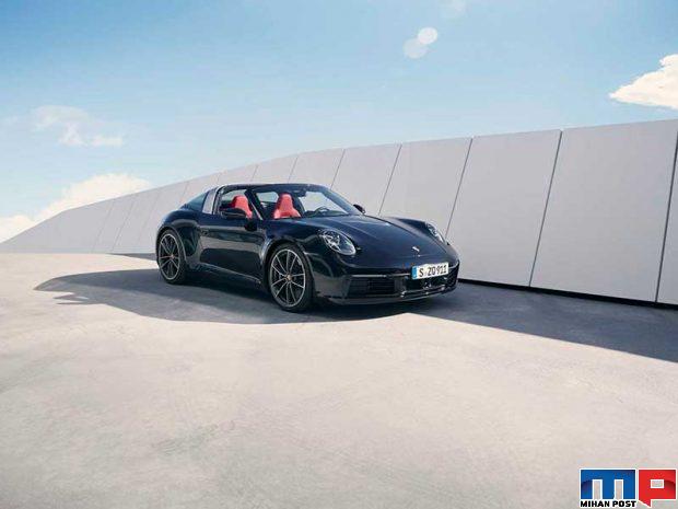 پورشه 911 تارگا 2021 به زودی بصورت رسمی معرفی می شود + عکس 4 پورشه 911 تارگا 2021