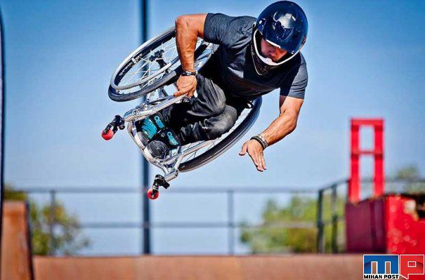 آرون فوثرینگام Aaron Fotheringham و حرکات آکروباتیک با ویلچر 5 آرون فوثرینگام Aaron Fotheringham