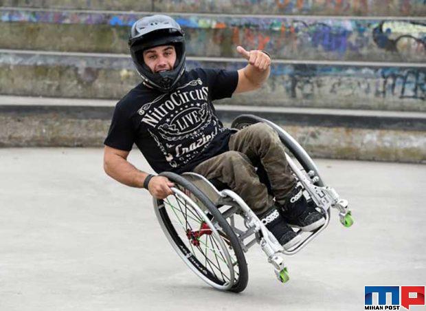 آرون فوثرینگام Aaron Fotheringham و حرکات آکروباتیک با ویلچر 2 آرون فوثرینگام Aaron Fotheringham