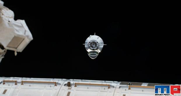 اتصال کپسول کرو دراگون به ایستگاه فضایی