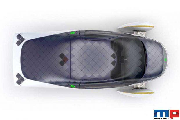 خودروی الکتریکی آپترا Aptera با ظاهری شگفت انگیز و پنل های خورشیدی 4 خودروی الکتریکی آپترا Aptera