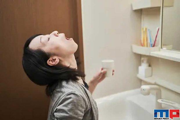 درمان خانگی گلودرد