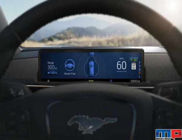رانندگی بدون دست با خودرو الکتریکی ماستانگ جدید +عکس 2 رانندگی بدون دست