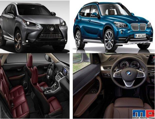 شاخ به شاخ جذاب لکسوس NX با بی‌ام‌و X1