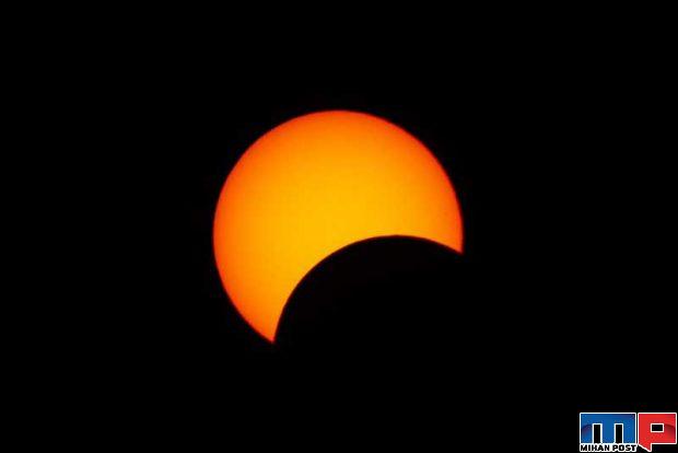 عکس های خورشید گرفتگی سال 99