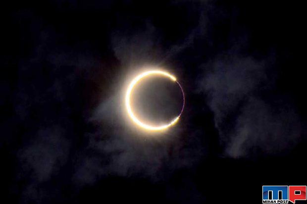 عکس های خورشید گرفتگی سال 99