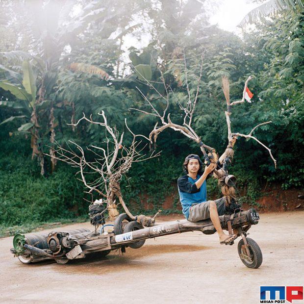 تصاویری دیدنی از فستیوال وسپا در اندونزی ، عاشقان موتورسیکت را تماشا کنید 3 فستیوال وسپا در اندونزی