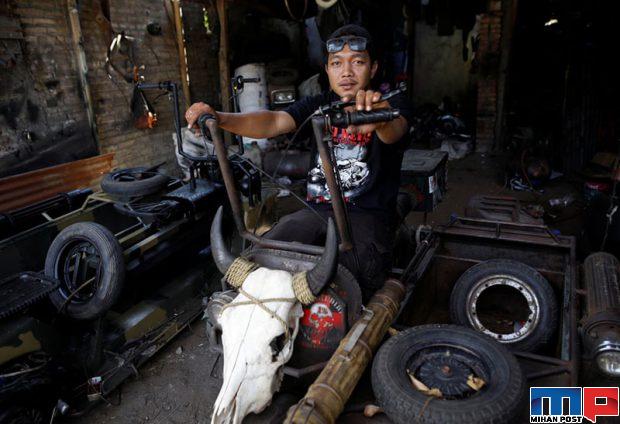 تصاویری دیدنی از فستیوال وسپا در اندونزی ، عاشقان موتورسیکت را تماشا کنید 4 فستیوال وسپا در اندونزی