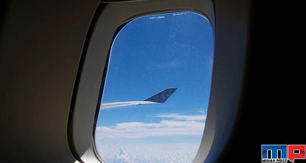 پنجره های بیضی هواپیما