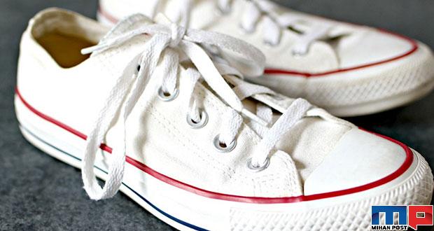 آموزش تمیز کردن کفش کتانی بصورت مرحله به مرحله 7 آموزش تمیز کردن کفش کتانی