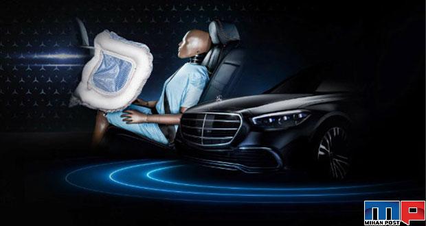 ایربگ مخصوص صندلی عقب ایده جدید مرسدس بنز 12 ایربگ مخصوص صندلی